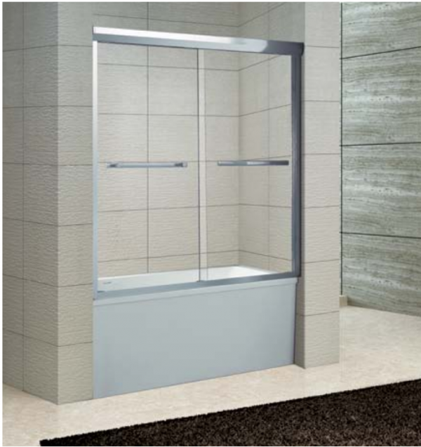 Bypass Sliding Bathtub Shower door(MBS-W12A)