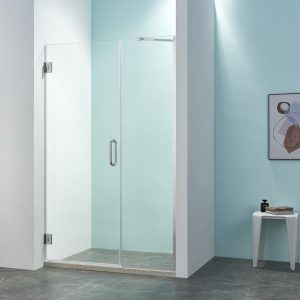 Hinged shower door