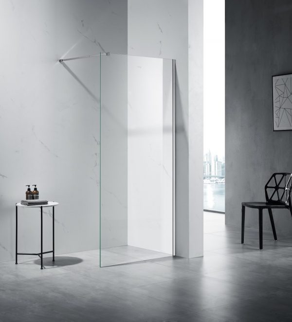 Walk-in Single Panel Frameless Shower Screen